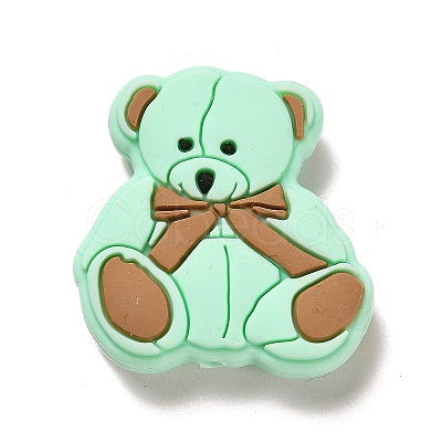 Bear Silicone Focal Beads SIL-D008-01C-1