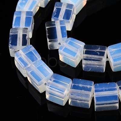 Opalite Beads Strands G-T139-6x6-04A-1