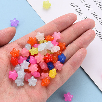 Transparent Acrylic Beads X-MACR-S373-26E-1