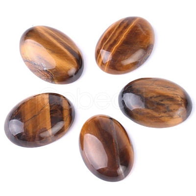 Natural Tiger Eye Cabochons PW-WGEFD9A-01-1