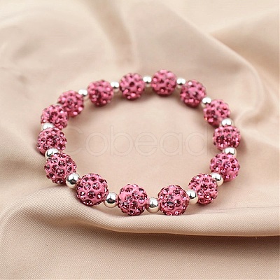 Pave Disco Ball Beads X-RB-A130-10mm-23-1