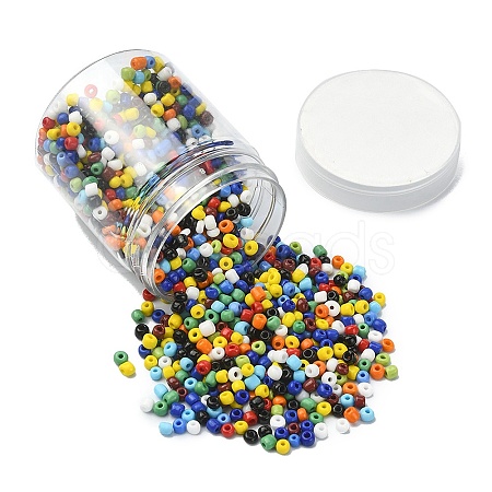 1300Pcs 6/0 Glass Seed Beads SEED-YW0002-19A-1