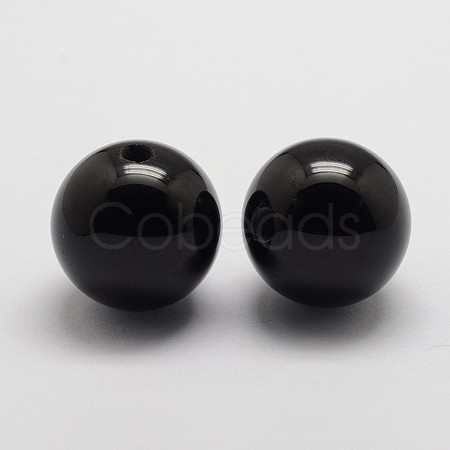 Natural Black Onyx Beads G-N0240-02-01-1