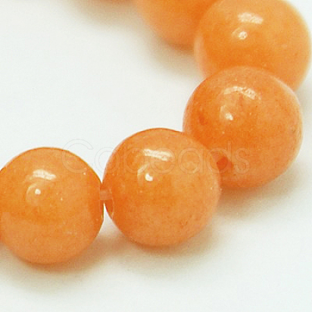 Natural Mashan Jade Round Beads Strands G-D263-6mm-XS21-1