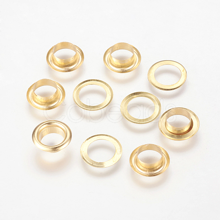 Brass Eyelets Ring KK-WH0004-05G-10mm-1