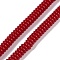 Resin Beads Strands, Imitation Gemstone, Rondelle, Dark Red, 6x2mm, Hole: 1.5mm, about 190pcs/strand, 14.96''(38cm)