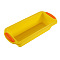 Silicone Non-stick Mini Loaf Pan, Baking Bread Mould Tray, Gold, 290x134x65mm