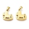 Ion Plating(IP) 304 Stainless Steel Charms, Manual Polishing, Rocking Horses, Golden, 20x18x3mm, Hole: 6.5x3mm