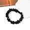 Organza Hair Ties for Women Girls, Black, 10x60mm