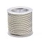 11M Polyester Braided Cord with Cotton Core, Light Grey, 2.5mm, about 10.0465 Yards(11m)/Roll