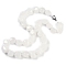 Natural Quartz Crystal Nuggets Beaded Necklaces for Women Men, 20.08~21.26 inch(51~54cm)