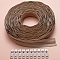 Nylon Zipper Tape, with Zipper Sliders, for DIY Sewing Tailor Craft Bag, Camel, 32x6mm