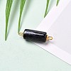 Natural & Synthetic Mixed Gemstone Link Connectors PALLOY-JF00889-3