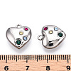 304 Stainless Steel Charms STAS-T064-10P-3