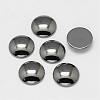 Non-magnetic Synthetic Hematite Cabochons G-P162-05-8mm-1
