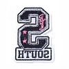 Computerized Embroidery Cloth Sew On Patches DIY-D031-E02-2