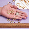 YILISI 6 Pairs 3 Styles Brass Huggie Hoop Earrings EJEW-YS0001-01-13