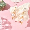 Natural Pearl Dangle Earrings EJEW-JE05261-3