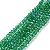 Electroplate Glass Beads Strands EGLA-A034-T3mm-L12-1
