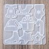 DIY Silicone Pendant Molds DIY-A051-06C-3