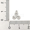 Non-Tarnish 304 Stainless Steel Charms STAS-Z076-01P-03-3