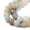 Natural Flower Amazonite Beads Strands G-E571-26A-4