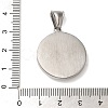 Non-Tarnish 304 Stainless Steel Pendants STAS-B073-04P-3