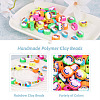 Fashewelry 100Pcs 5 Style Handmade Polymer Clay Beads FIND-FW0001-33-5