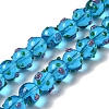 Handmade Bumpy Lampwork Beads Strands LAMP-K037-16C-1