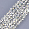 Electroplate Glass Beads Strands X-EGLA-S179-03B-C10-1