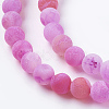 Natural Weathered Agate Beads Strands X-G-G589-6mm-10-3