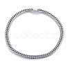 304 Stainless Steel Curb Chain Necklaces NJEW-H493-04P-1