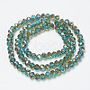 Electroplate Glass Beads Strands EGLA-A034-T2mm-J06-2