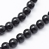 Natural Black Onyx Beads Strands G-E469-08-4mm-2