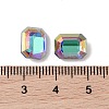 Glass Rhinestone Cabochons RGLA-L029-03A-BBLA-3