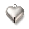 Anti-Tarnish 304 Stainless Steel Pendants STAS-H225-02B-P-1