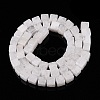 Natural White Jade Beads Strands G-T139-6x6-30A-2