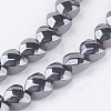 Non-magnetic Synthetic Hematite Beads Strands G-P341-14-4x3mm-1