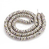 Electroplate Non-magnetic Synthetic Hematite Beads Strands G-N0322-01C-2