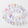 Dyed Synthetic Moonstone Round Beads Strands G-L376-12mm-B08-2