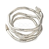 Adjustable Iron Snake Wrap Bangles BJEW-U004-03B-P-3