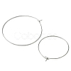 60Pcs 3 Size 316 Surgical Stainless Steel Hoop Earring Findings STAS-YW0001-75P-2