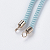 Nylon Twisted Cord Bracelet Making MAK-F018-09G-RS-5