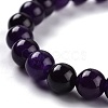 Dyed Natural Jade Beads Stretch Bracelets BJEW-J183-B-11-2