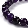 Dyed Natural Jade Beads Stretch Bracelets BJEW-J183-B-11-2