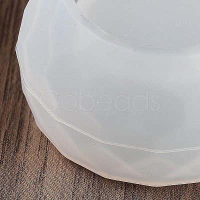 Faceted Hexagon DIY Candle Cup Silicone Molds DIY-Q037-09A-1