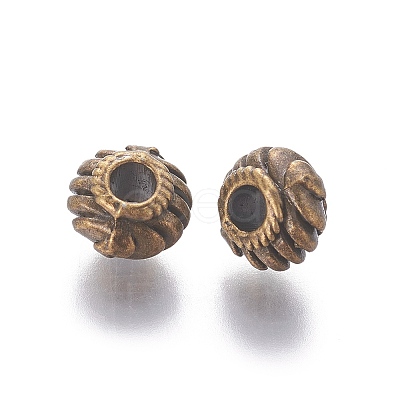 Tibetan Style Alloy Spacer Beads X-TIBEB-Q39-AB-FF-1