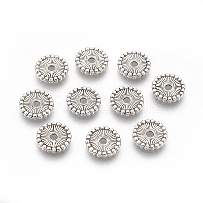 Tibetan Style Alloy Spacer Beads X-TIBE-47916-AS-FF-1