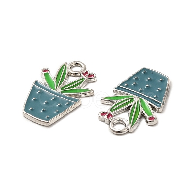 Alloy Enamel Pendants ENAM-G211-01P-04-1