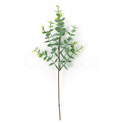 Plastic Artificial Eucalyptus Leaf PW-WGFCE17-01-1